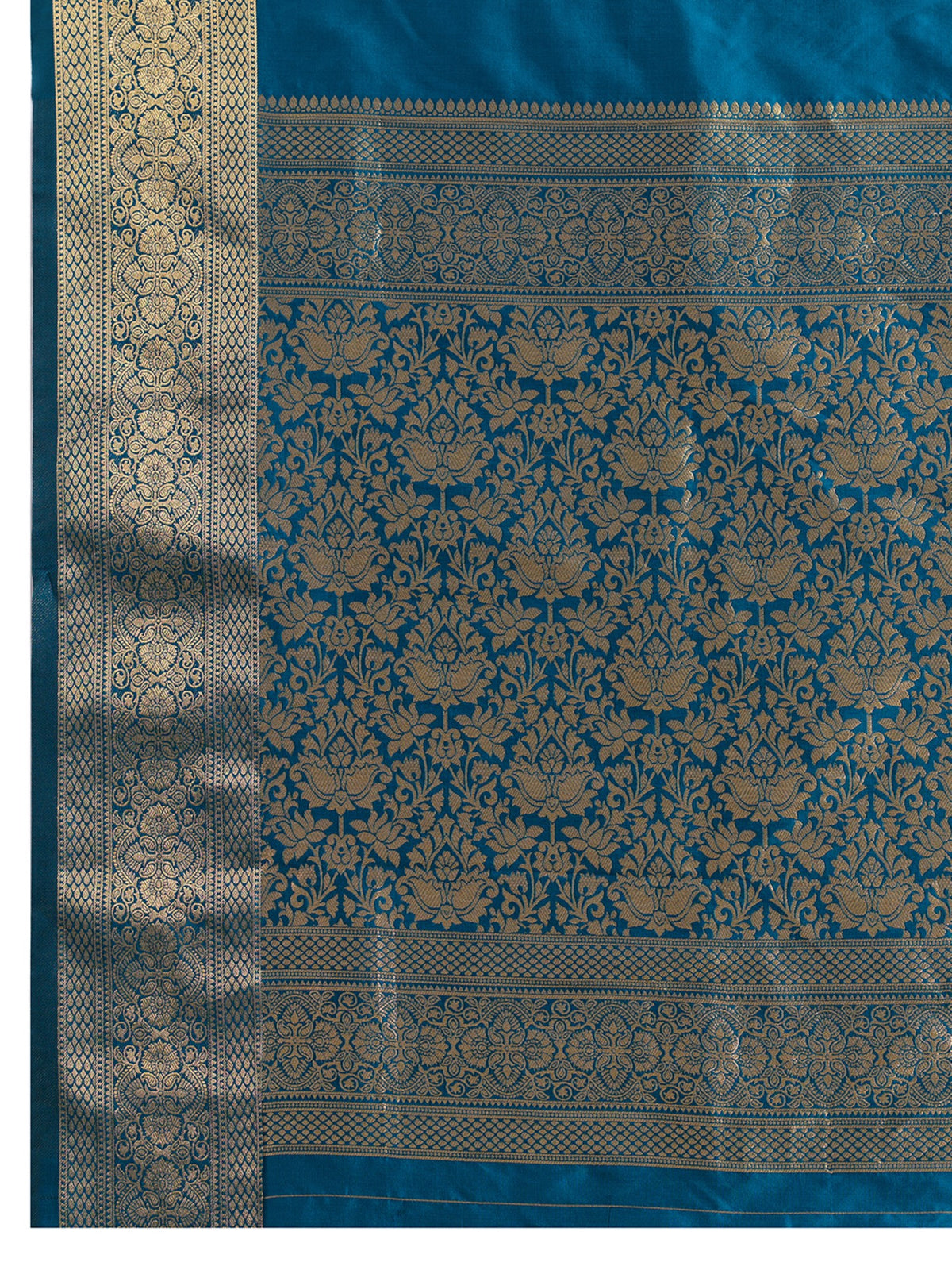Women's Banarasi Silk Saree With Unstitched Blouse Piece