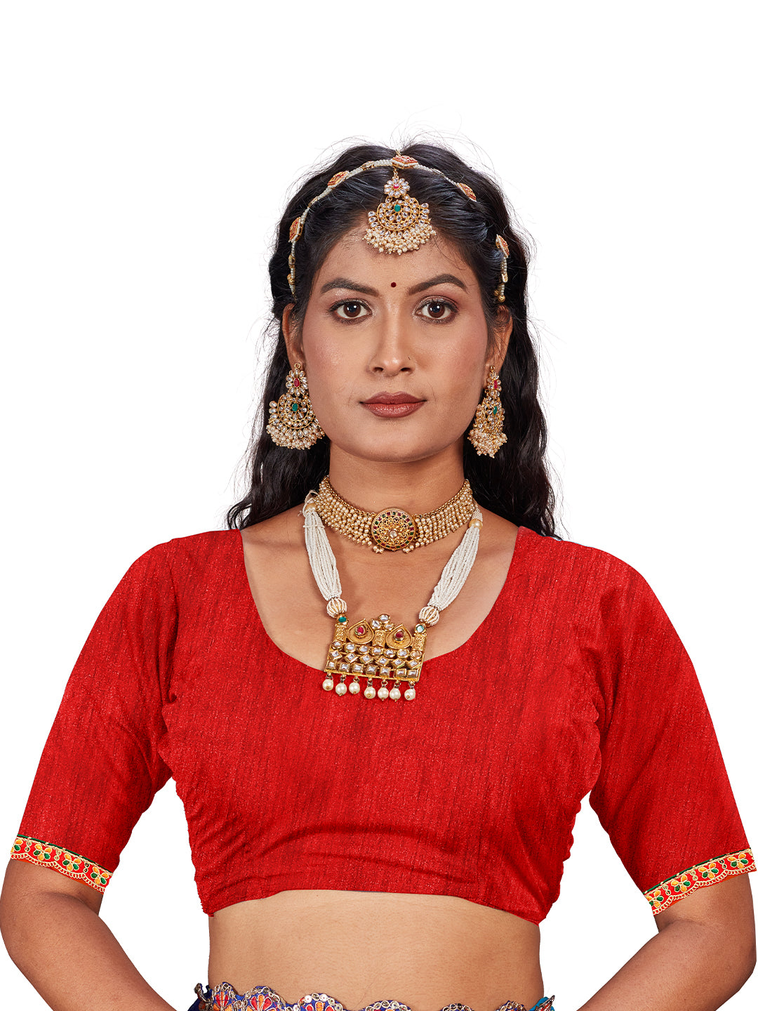 Women's Georgette Daily Wear Saree With Unstitched Blouse Piece