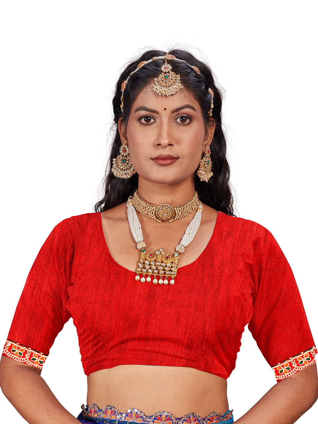 Women's Georgette Daily Wear Saree With Unstitched Blouse Piece