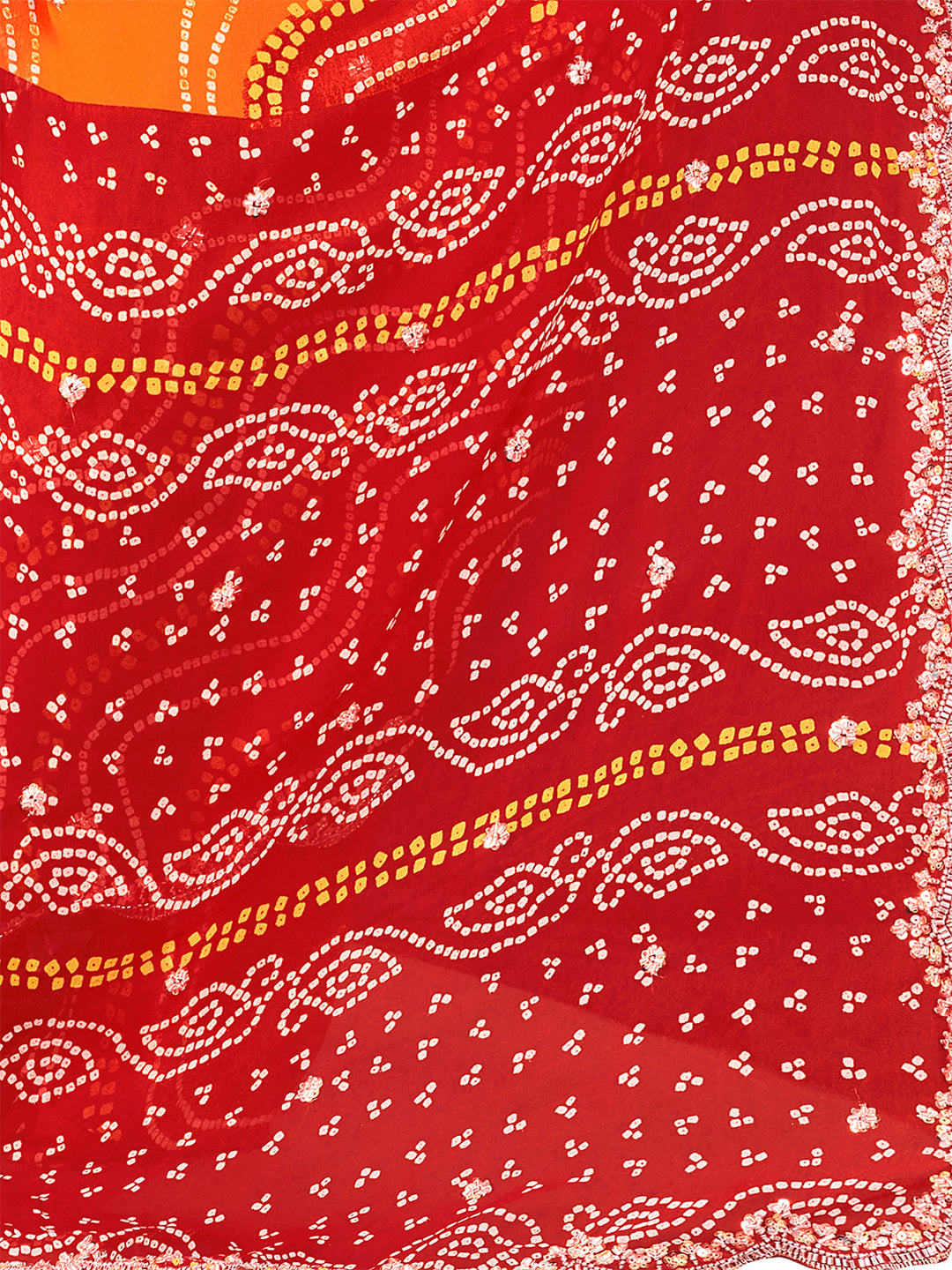 Women's Georgette Saree With Unstitched Blouse Piece