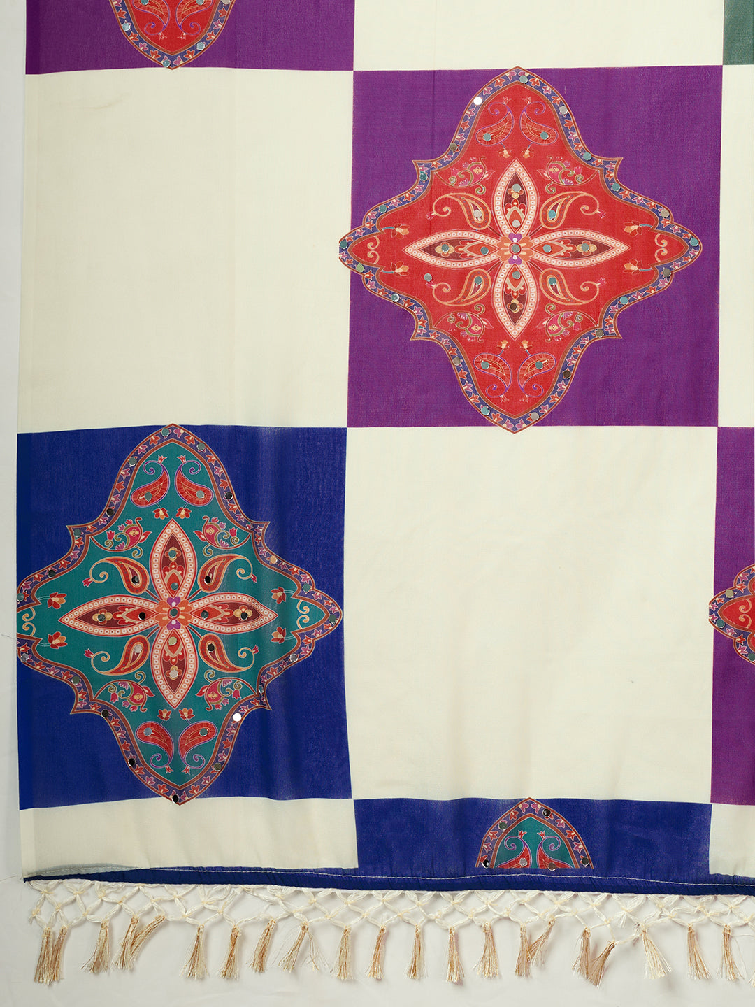 Women's Georgette Silk Saree With Unstitched Blouse Piece