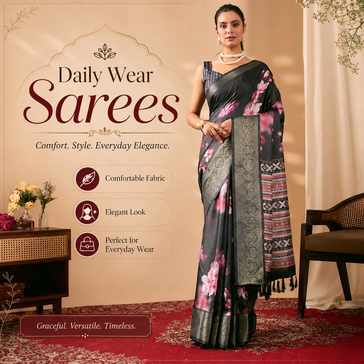 Daily Wear Sarees