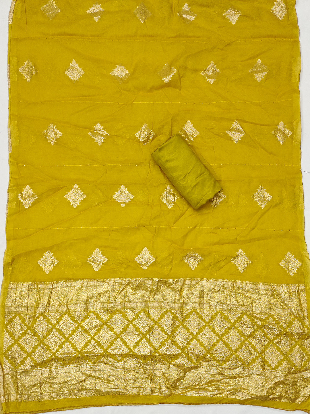 Women's Jacquard Unstitched Dress Material With Sequence Work