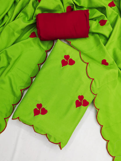 Women's Cotton Rayon Unstitched Dress Material