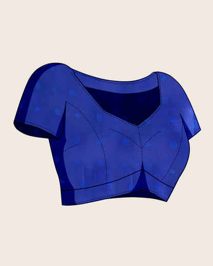 Women's Banarasi Silk Saree With Unstitched Blouse Piece
