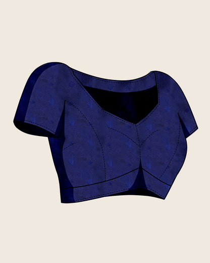 Women's Banarasi Silk Saree With Unstitched Blouse Piece