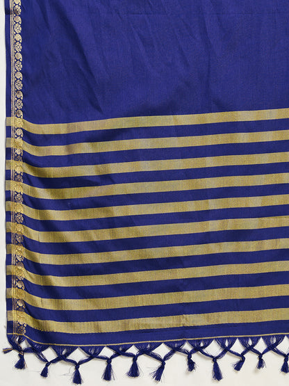Women's Soft Silk Saree With Unstitched Blouse Piece