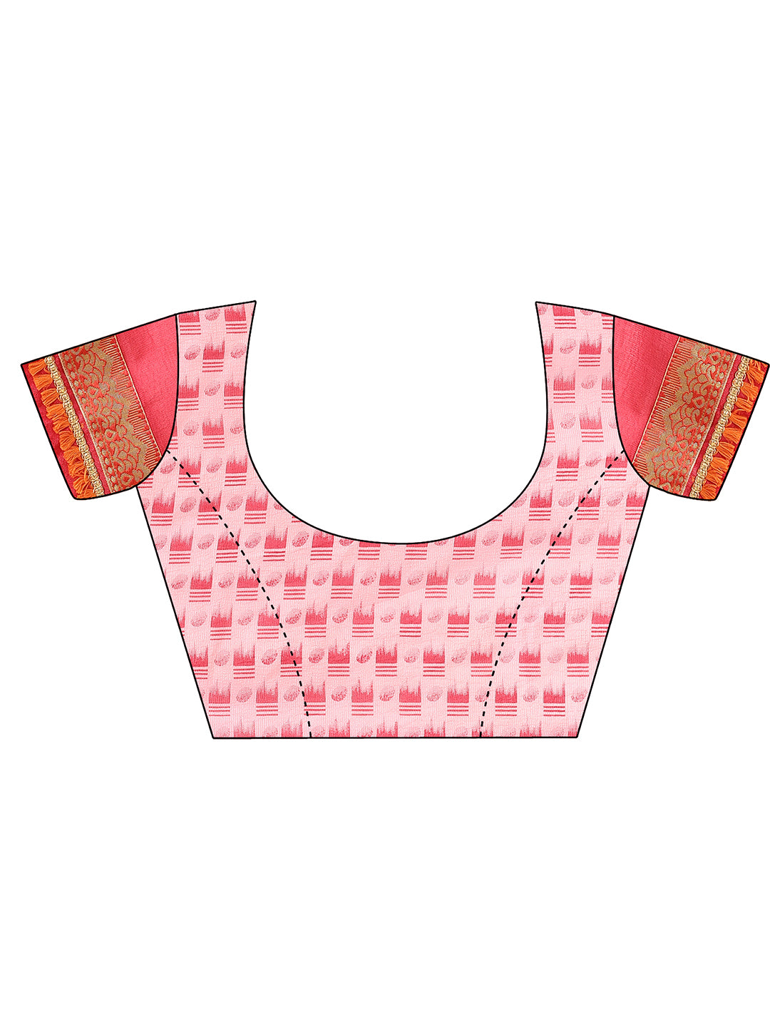 Women's Georgette Printed Daily Wear Saree With Unstitched Blouse Piece