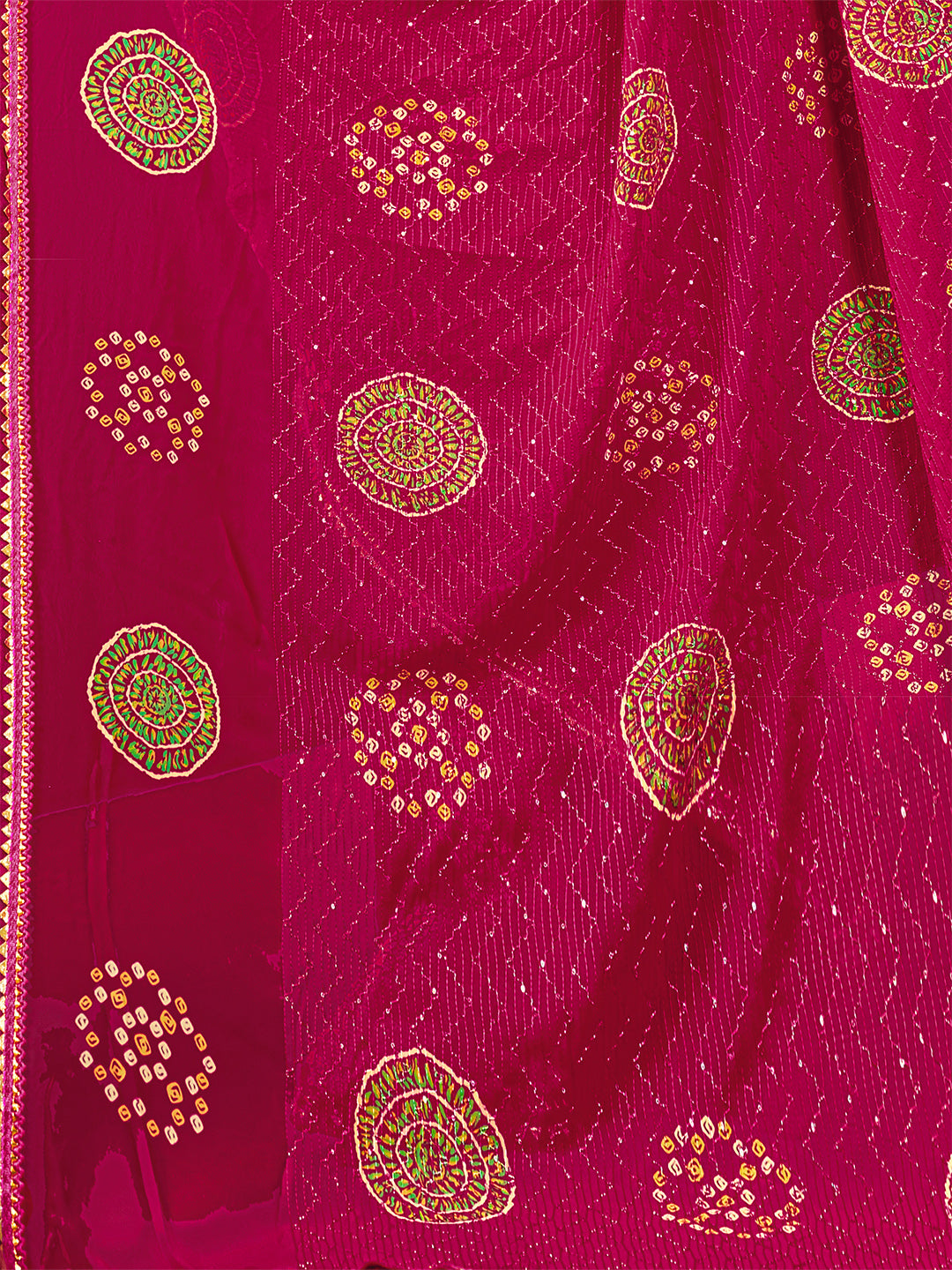 Women's Georgette Daily Wear Saree With Unstitched Blouse Piece