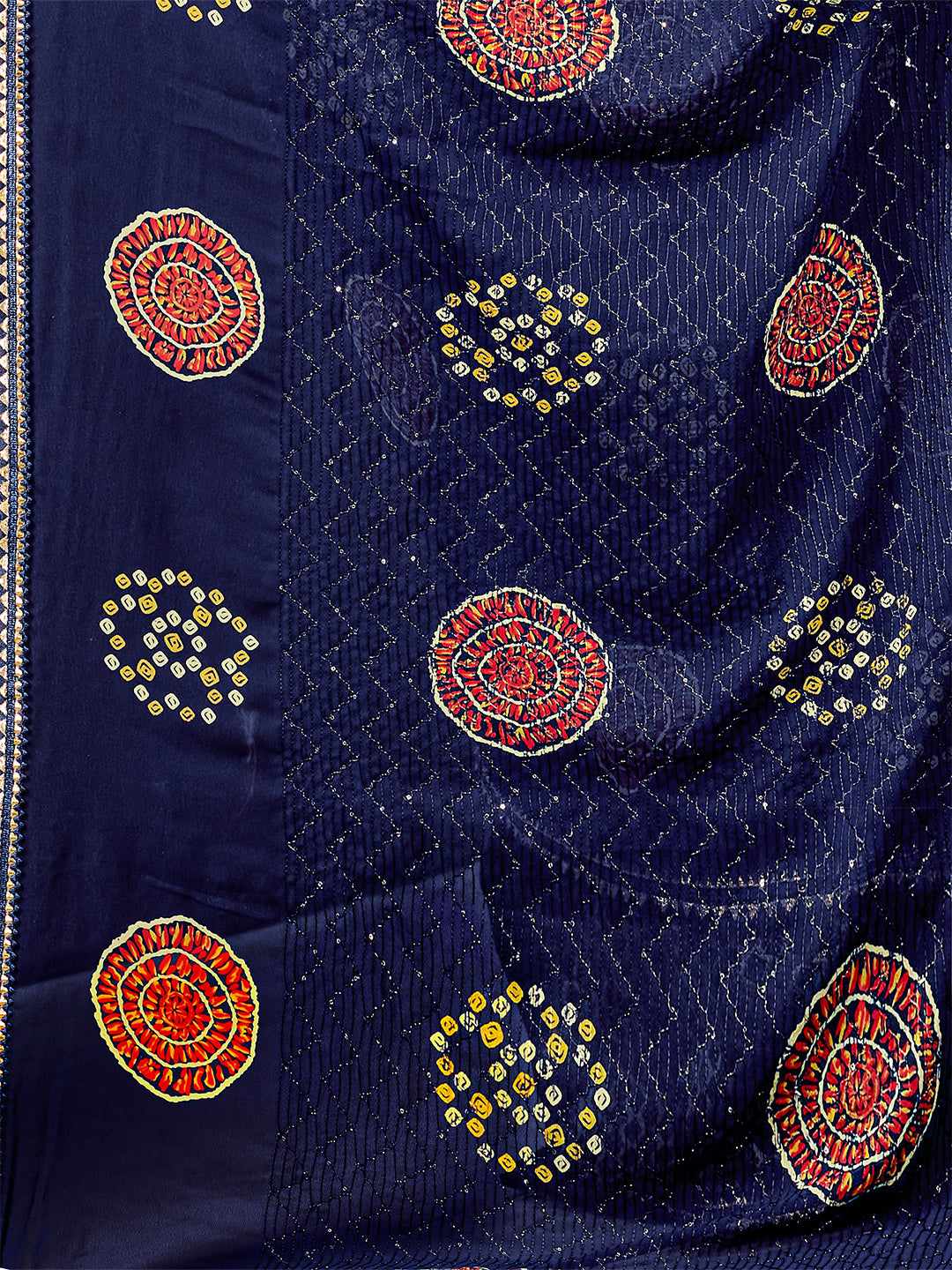 Women's Georgette Daily Wear Saree With Unstitched Blouse Piece
