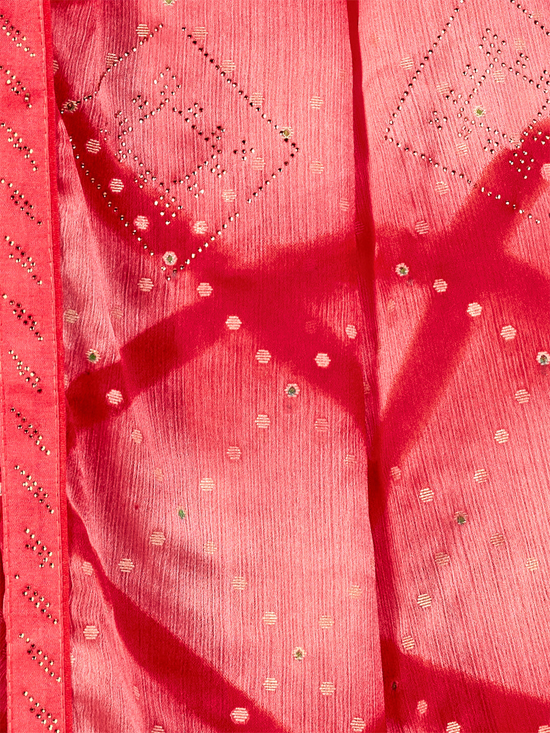 Women's Chiffon Daily Wear Saree With Unstitched Blouse Piece