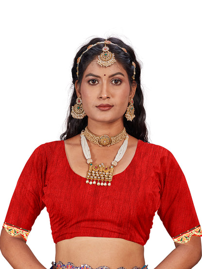 Women's Georgette Daily Wear Saree With Unstitched Blouse Piece