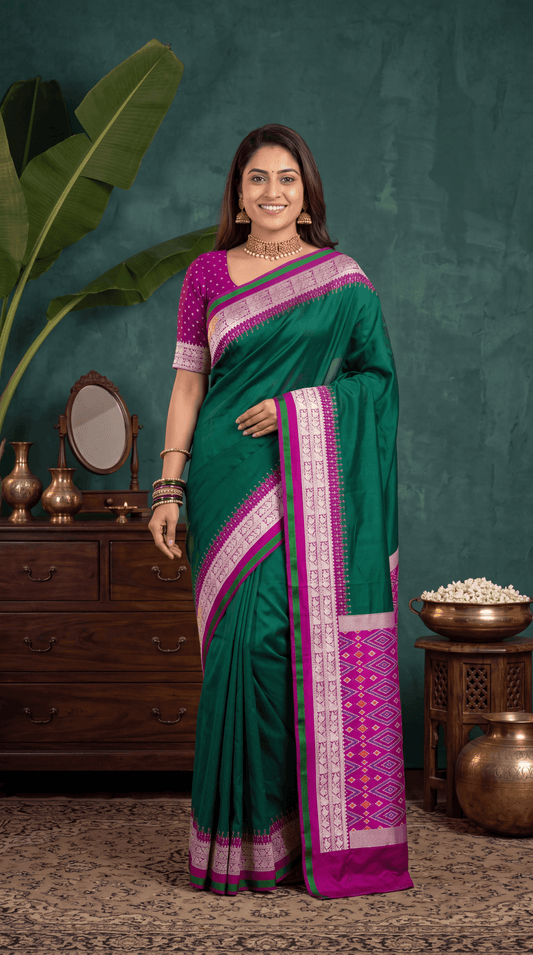 Women's Silk Saree With Unstitched Blouse Piece