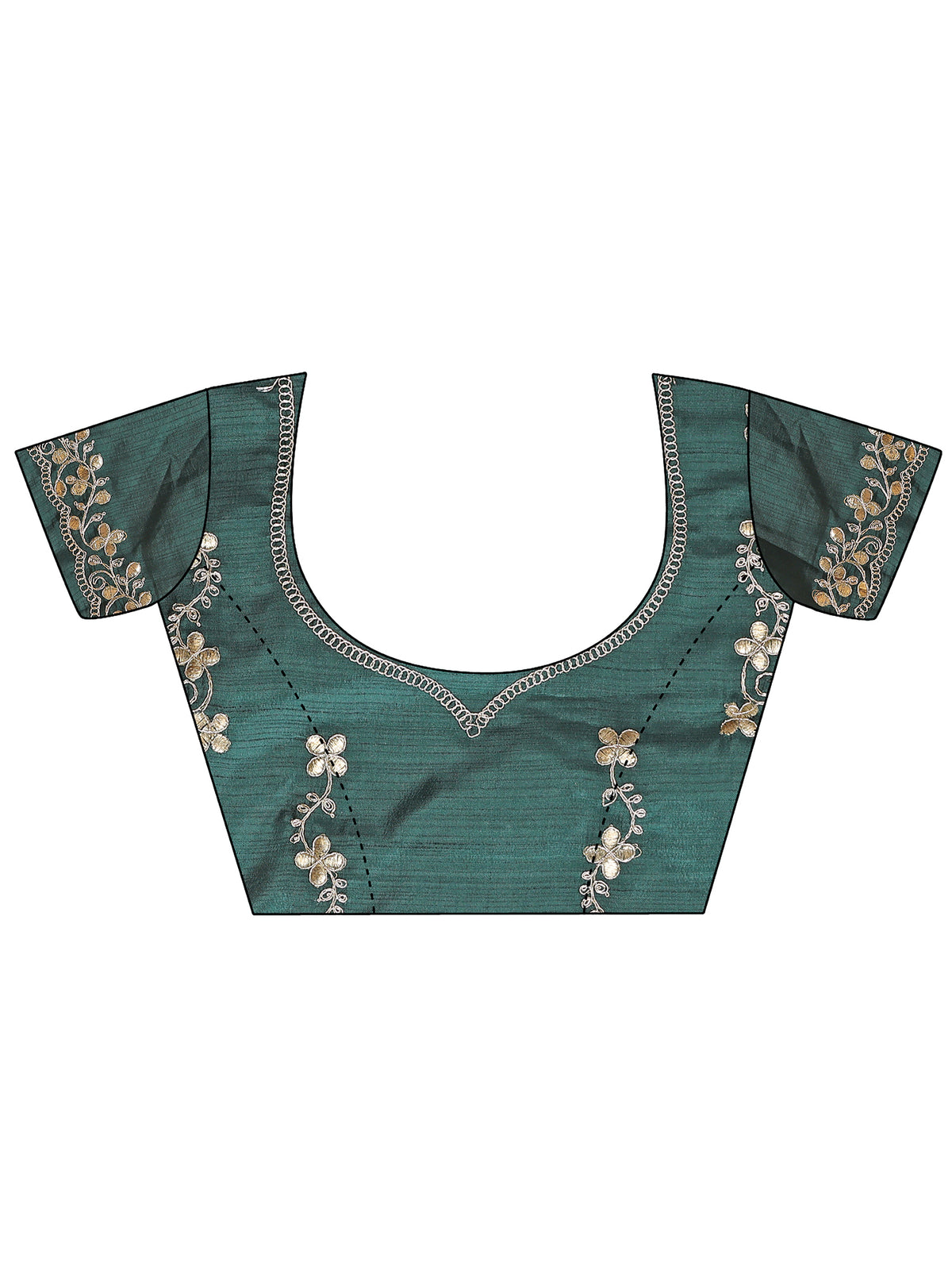 Women's Georgette Lehriya Print Saree With Unstitched Blouse Piece